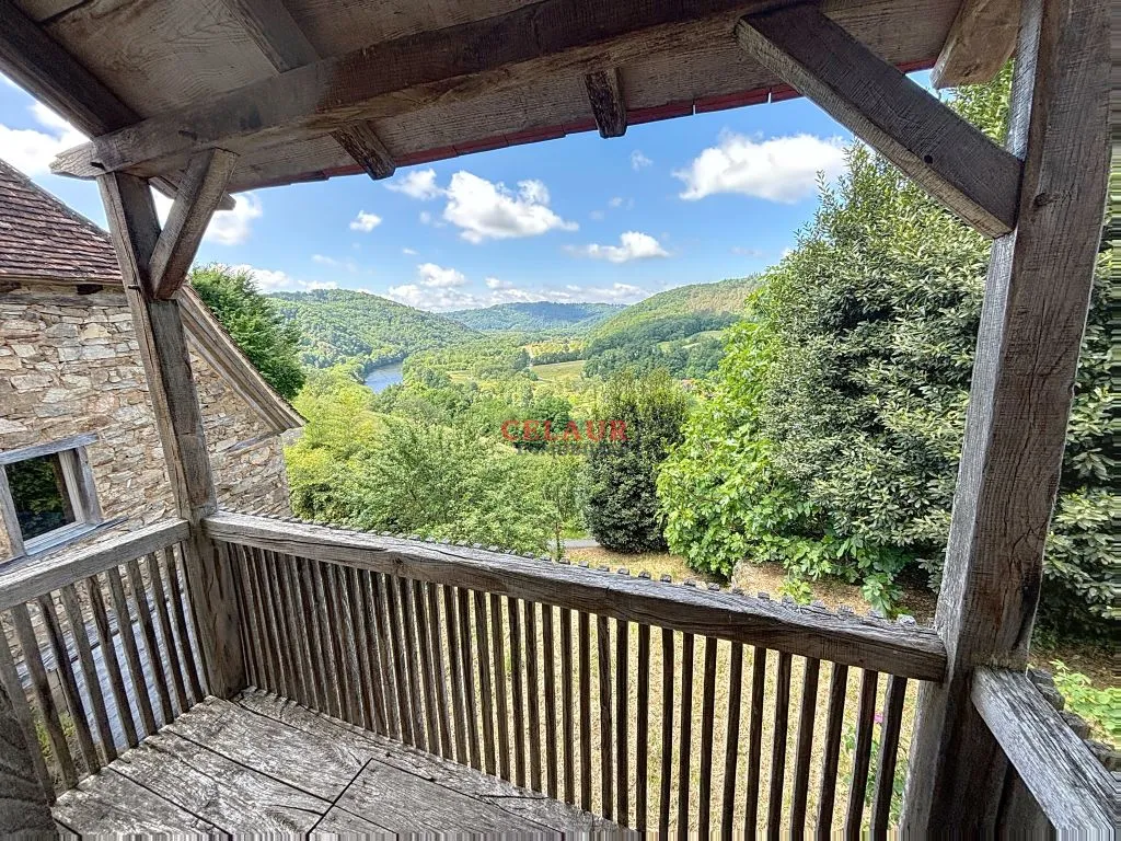 VUE DORDOGNE ENSEMBLE DE 2 MAISONS